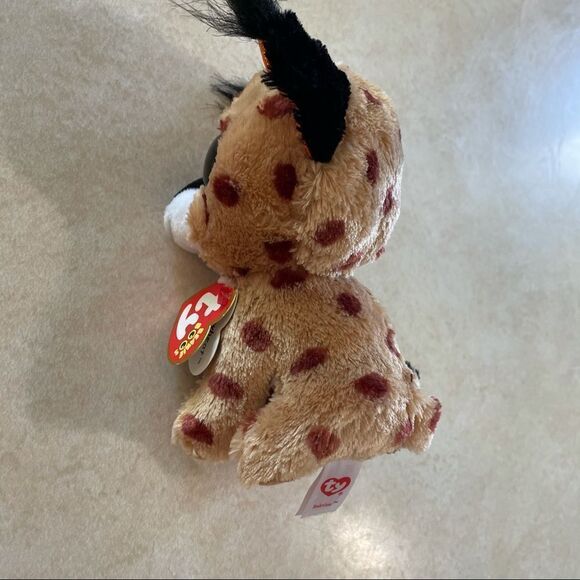 Lot of 4 TY Beanie Boos buckwheat icy slick leggz spider fox cat with tags - Picture 10 of 16